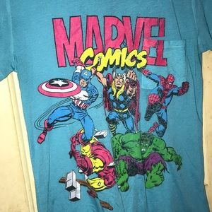blue marvel shirt